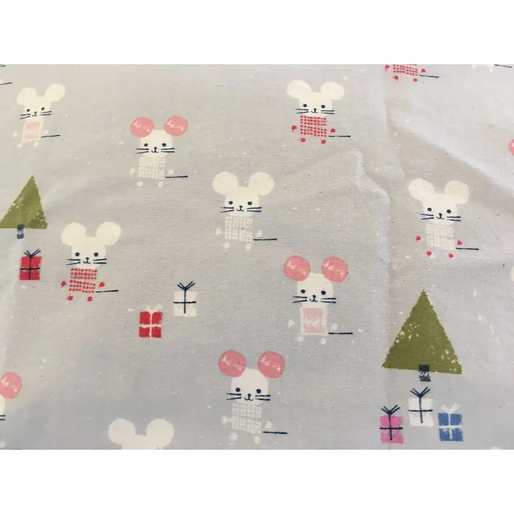 Handmade Christmas Mice Pillowcase: Toddler/ Travel Size